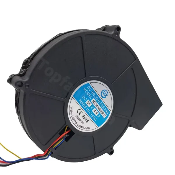 Speed High Airflow Blower, 24V, 140x40mm, Plastic - view 6