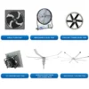 Speed Industrial Axial Fan, SANXIN, 380V, Aluminium - view 6