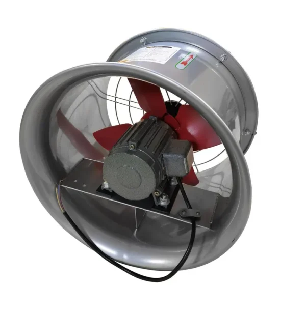 Speed Super Industrial Fan, Axial, 110V, Stainless Steel - view 3