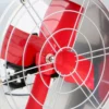 Speed Super Industrial Fan, Axial, 110V, Stainless Steel - view 4