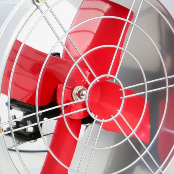 Speed Super Industrial Fan, Axial, 110V, Stainless Steel - view 4