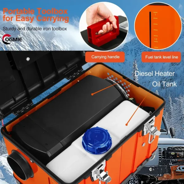 Spilt Air Parking Heater, OGMIE, 2KW, 5KW, 12V - view 5