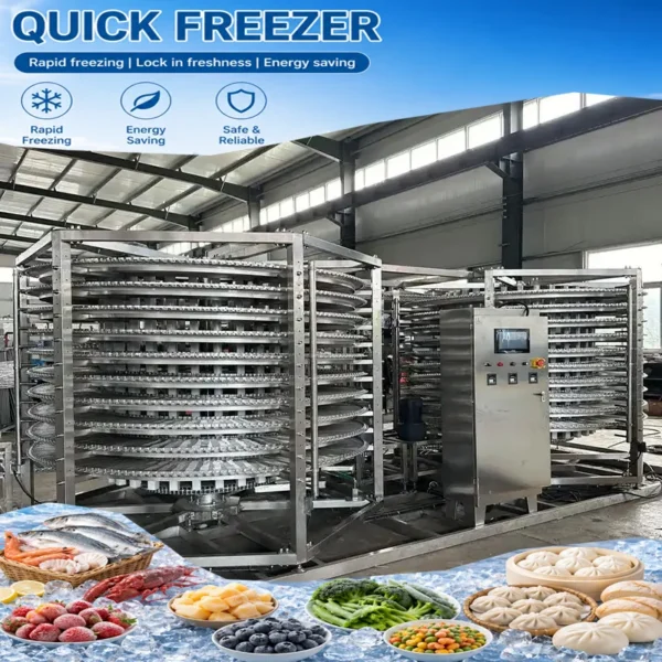 Spiral Freezer, 304, Stainless, Steel