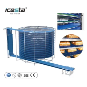 Spiral Freezer, ICESTA, 220V, Stainless Steel 304