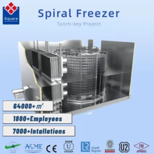 Spiral Freezer, local, Stainless Steel 304