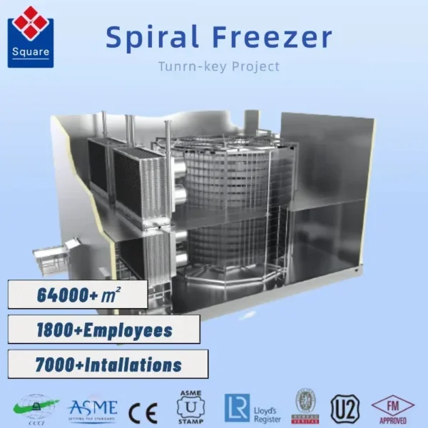 Spiral Freezer, local, Stainless Steel 304
