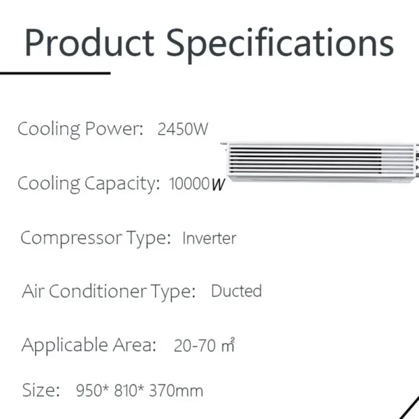 Split Air Conditioner, 34121, BTU, Inverter, Ducted - view 6