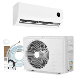 Split Air Conditioner, 9000, BTU, 115V, D01007HEX6J-Fast
