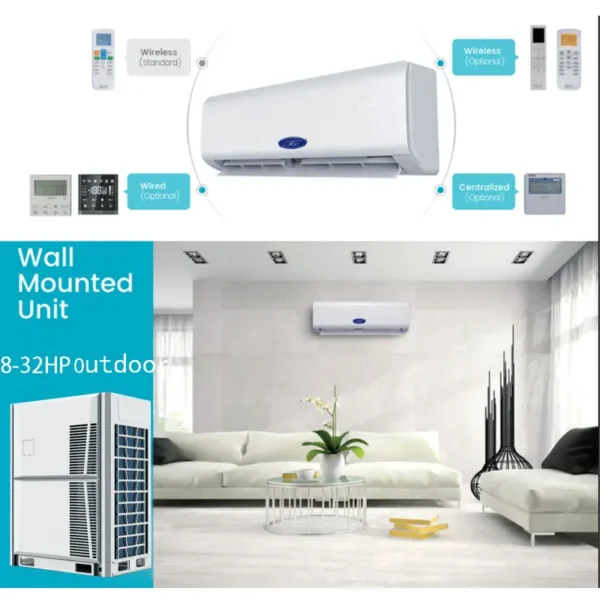 Split Air Conditioner, VRF, 10P, Wall, Ducted - view 3