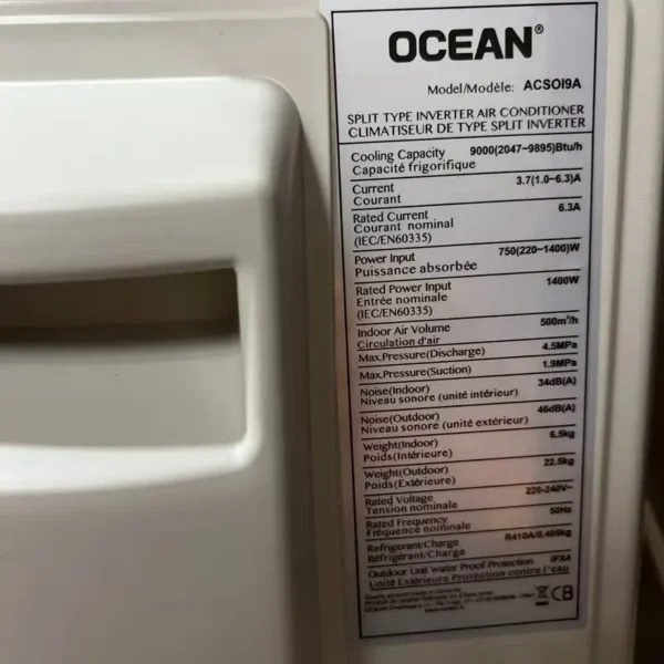Split Air Conditioner, Wall, Inverter - view 5