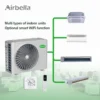 Split Air Conditioners, 6000, R410a, Inverter, 50/60hz