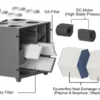 Split Air Conditioners, E-VIPO, VMC, HRV, HVAC - view 6