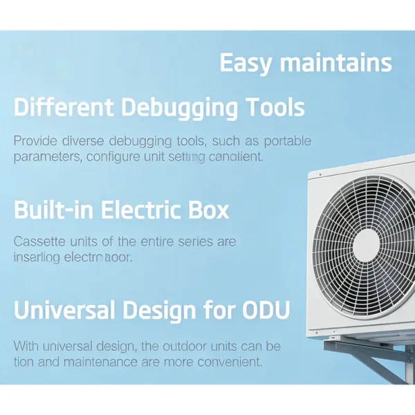 Split Duct Air Conditioner, 2TON/24000BTU, 7KW, 220V, 23SEER - view 4