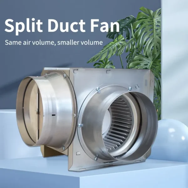 Split Duct Fan, 230V, Plastic - view 2