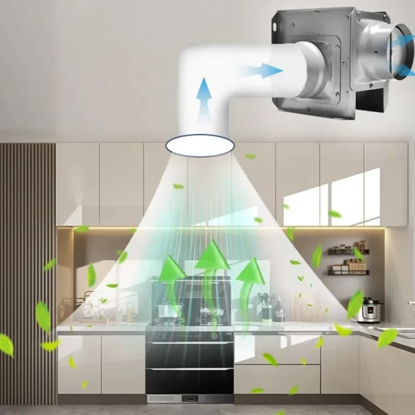 Split Duct Fan, 230V, Plastic - view 6