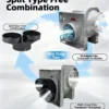 Split Exhaust Duct Fan, 220V, Steel, Cast - view 4