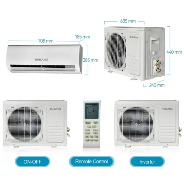Split Solar Air Conditioner, Inverter, Wall - view 5