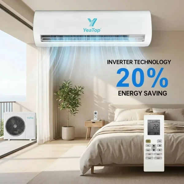 Split Type Air Conditioner, 9000BTU, Inverter, Wall - view 2