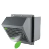 Square Axial Exhaust Fan, DWEX, Wall, Steel, 220/380V - view 2