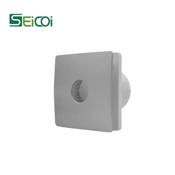 Square Bathroom Ventilation Fan, Plastic, Ceiling - view 5
