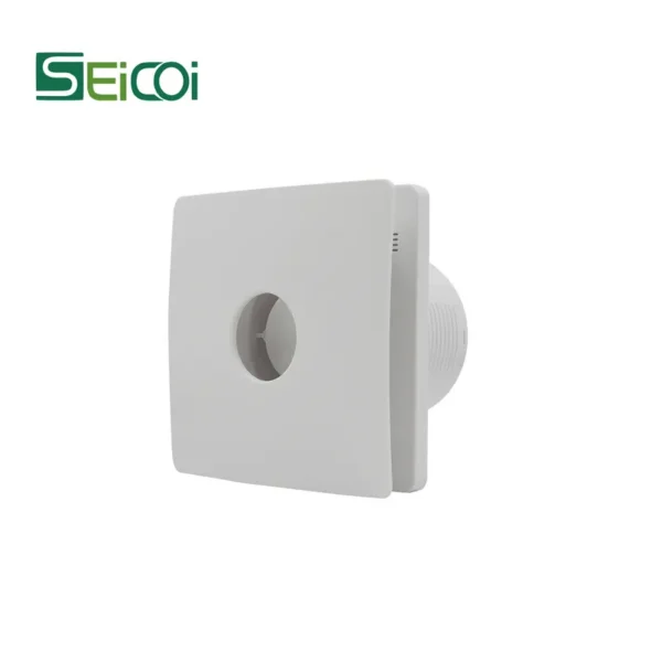 Square Bathroom Ventilation Fan, Plastic, Ceiling - view 6