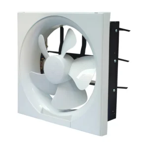 Square Exhaust Fan, 10", Plastic, Wall