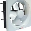 Square Exhaust Fan, 12", Plastic, Wall - view 3