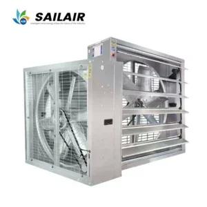Square Exhaust Fan, Wall, Stainless, Steel, Axial
