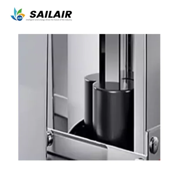 Square Exhaust Fan, Wall, Stainless, Steel, Axial - view 2