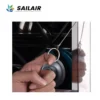 Square Exhaust Fan, Wall, Stainless, Steel, Axial - view 3