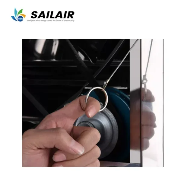 Square Exhaust Fan, Wall, Stainless, Steel, Axial - view 3
