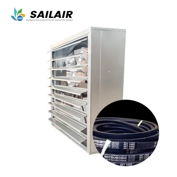 Square Exhaust Fan, Wall, Stainless, Steel, Axial - view 4