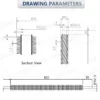 Square Finned Tube, Stainless, Steel - view 4