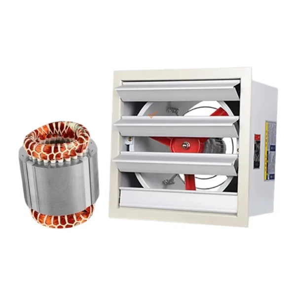 Square Louvered Exhaust Fan, ATEX, 12", 14", 16" - view 4