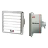 Square Louvered Exhaust Fan, ATEX, 12", 14", 16" - view 5