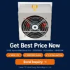Square Wall-mounted Axial Fan, 220 V, Electric - view 6