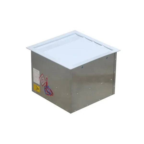 Square Wall-mounted Axial Fan, 400 V, Electric - view 2