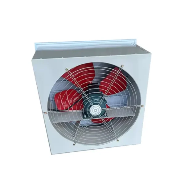 Square Wall-mounted Axial Fan, Wall, 380 V, Electric