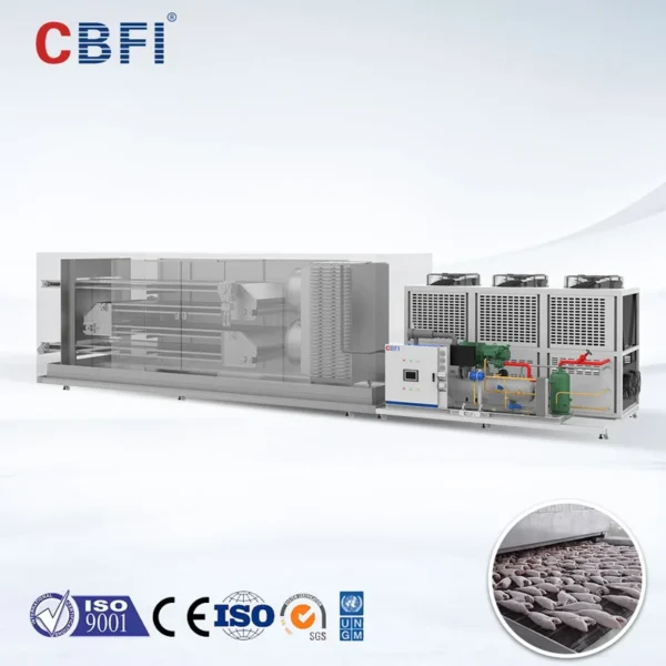 Stainless Platemesh, IQF, 380 V, Tunnel Freezer - view 2
