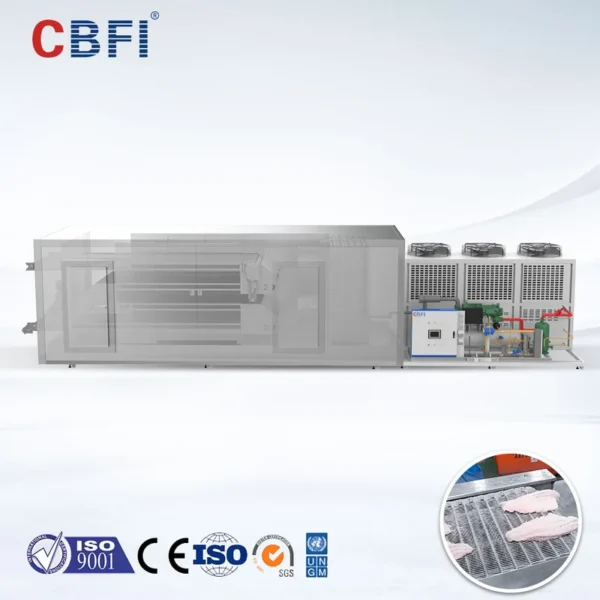Stainless Platemesh, IQF, 380 V, Tunnel Freezer - view 3