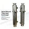 Stainless Spiral Wound Tube Heat Exchanger, 350C, Customisable