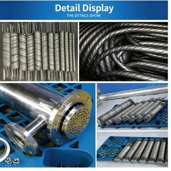 Stainless Spiral Wound Tube Heat Exchanger, 350C, Customisable - view 4