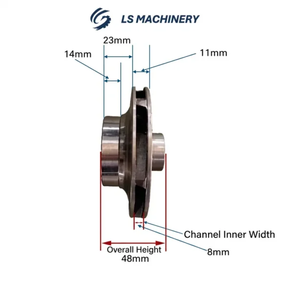 Stainless Steel Closed Impeller - view 2