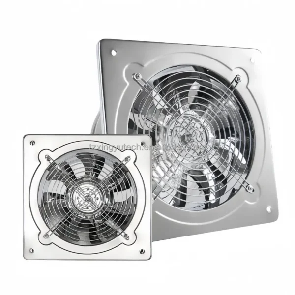Stainless Steel Exhaust Fan, 6/7/8/10/12'', Wall, Inline