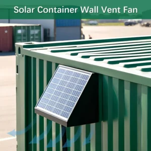 Stainless Steel Exhaust Fan, Solar, 12''
