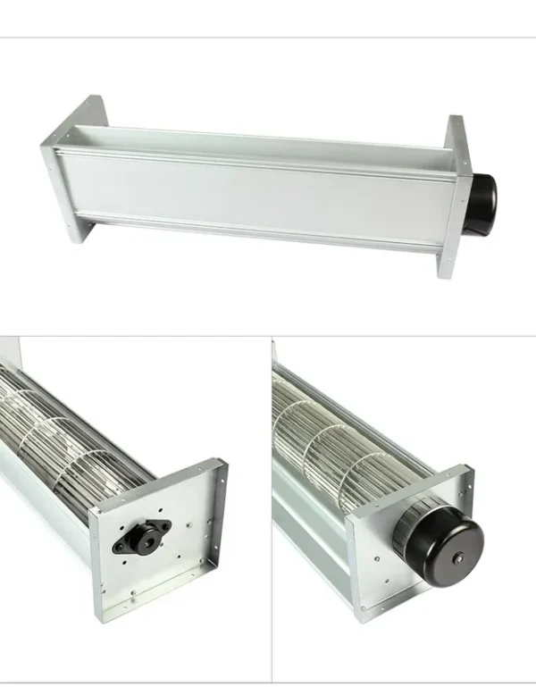 Stainless Steel Tangential Fan, COOLCOM, 12V-24V, 80mm - view 2