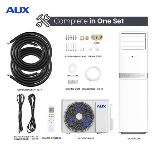 Standing Air Conditioner, AUX, 18-45k, BTU, 2HP/3HP/4HP/5HP - view 4