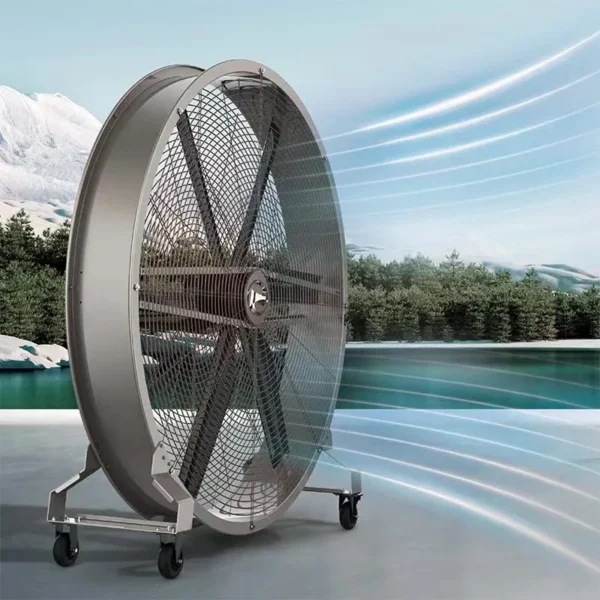 Standing Large Moving Fan, can custom, Aluminum Alloy - view 5