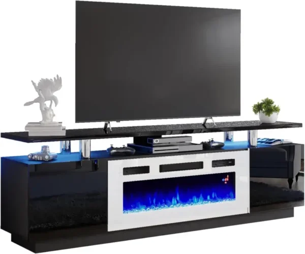 Stands with Electric Fireplace, 110V-240V, 750W - view 4