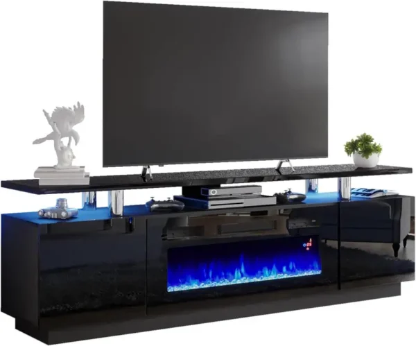 Stands with Electric Fireplace, 110V-240V, 750W - view 5